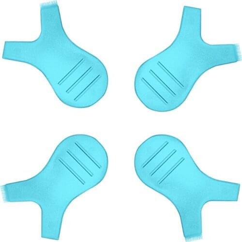 50 pieces/Bag Color Blue Reuseable Plastic Soft Brushes Mini Disposable Eyelash Cleansers Brush Lash Lift Cilia Makeup Tools