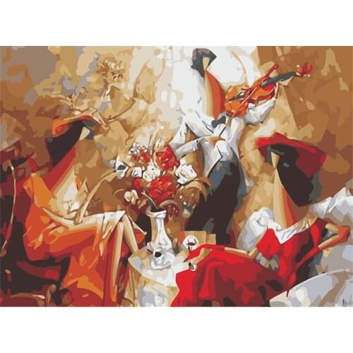 Estival Love Diy Painting By Number Canvas Kits Cat Decor For Home Frameless Acrylic Paint Coloring By Numbers Animal Handpaint