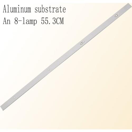 New Universal LED Lamp 8 Lamp 55.3Cm High brightness LCD TV backlight Bar Aluminum plate
