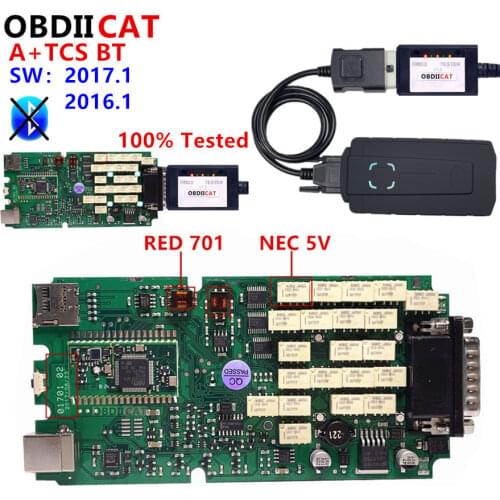 2017.3 Newest with keygen Scanner TCS New V3.0 New VCI OBDIICAT-TCS Auto Diagnostic Tool Car Scanner For Cars/Trucks