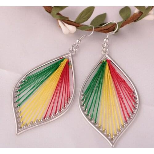 New Big Vintage Water Drop Earrings for Women Fashion Hollow Alloy Trendy Bohemian Female Brincos Boho Dangle Eardrop Earrings