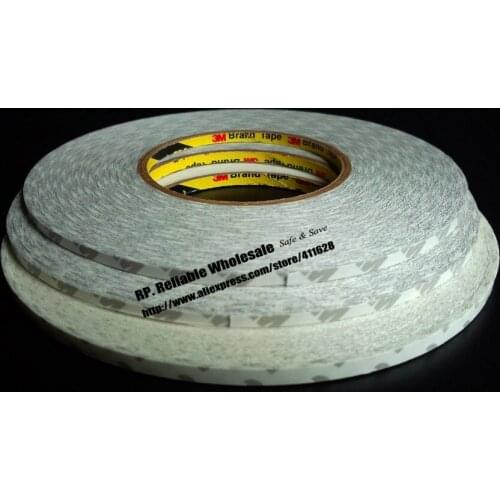 Original 5 Rolls 3M (7mm*50M) Double Sided Adhesive Tape for iphone ipad, Tablet, Touch Screen, Display Frame, Cable Bond