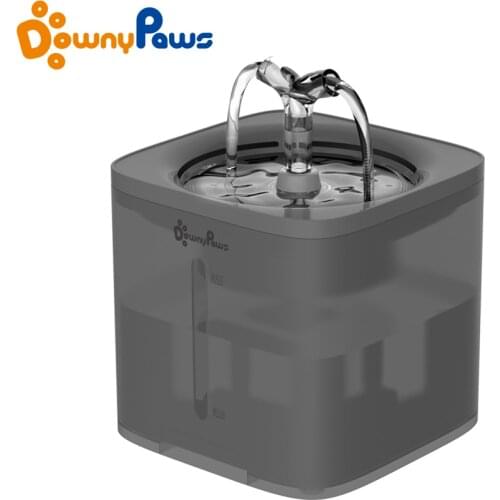 DownyPaws Automatic Cat Water Fountain Filter Feeder Smart Drinker For Cats Dog Water Drinking Motion Sensor Pet Dispenser