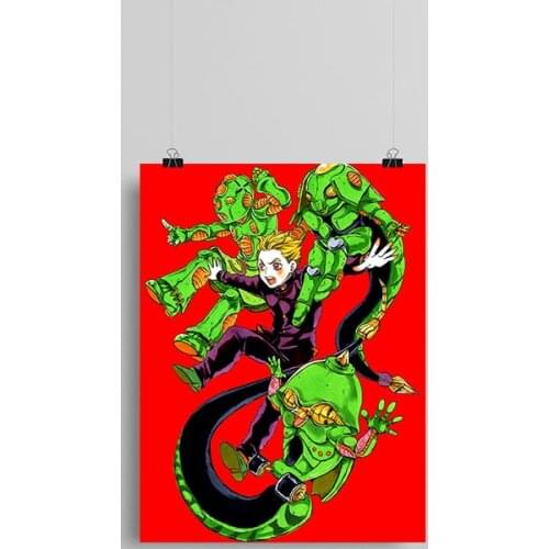 Koichi Hirose Echoes ACT 123 JoJos Bizarre Canvas poster Painting wall Art decor Living room Bedroom Study Decoration Prints