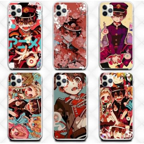 Jibaku Shounen Hanako Kun Toilet-bound Phone Case Transparent Case For Iphone 6 6s 7 8 Plus XR X XS XSmax 11 12 Pro Mini Max