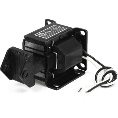 SA-2502 220V Coil 15mm Stroke 2.0kg 20N 4.4LB Force AC Magnet Solenoid Tractive Electromagnet