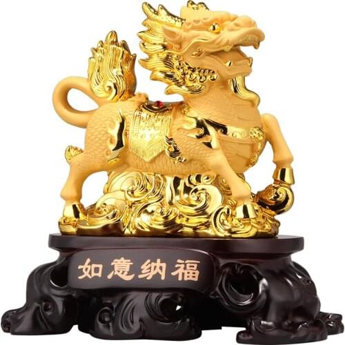 TT Villa Apartment Unicorn Decorations Home Protecting the House Warding off the Evils Bringing Money Living Room Wine Cabinet