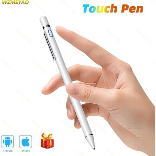 Universal Capacitive Active Stylus Touch Screen Pen Smart IOS/Android Apple iPad Phone Pencil Touch Drawing Tablet Smartphone