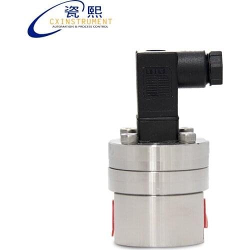 High accuracy pulse output 0.5~100 L/h measuring range and female thread connection aluminium material cavity wax flow meter