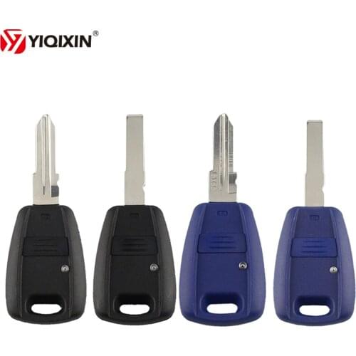 YIQIXIN 1 Button Remote Key Shell Blue/Black For Fiat Punto Doblo Bravo Seicento Stilo Palio Transponder Shell SIP22/GT15R Blade