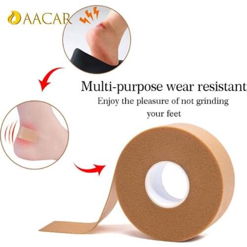 1 Roll Elastic Wrap Anti-wear Foot Pad Medical Rubber Waterproof Heel Sticker Plaster Tape Self-adhesive