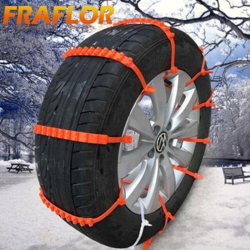 10pcs Per Set Car Universal Mini Plastic Winter Tyres wheels Snow Chains For Cars Suv Car-Styling Anti-Skid Autocross Outdoors