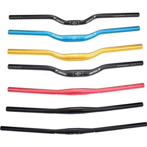 31.8*620mm Mountain Bike Handlebar Bicycle Handlebar Multi-Colors High Quality Mountain Bike Aluminum Alloy Handlebar Bike Parts