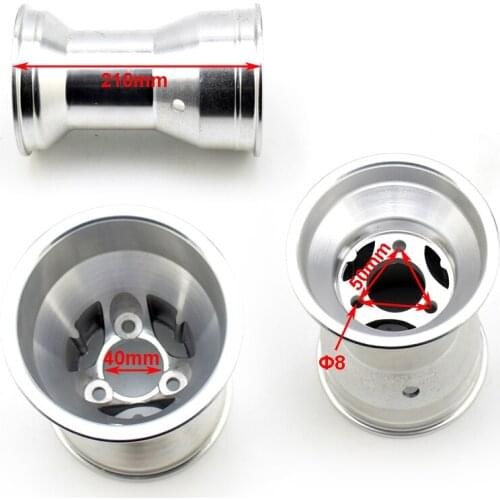 5 inch x 210mm 5" Go kart Rear wheel rim go cart Off-Road Aluminum wheel