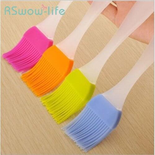 5Pcs Cute Silicone Barbecue Brush Cake Tool Brush Restaurant Outdoor Barbecue Tool For BBQ Accessories