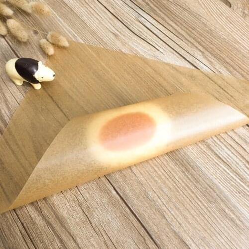 50 Sheets Brown Waterproof Dry Wax Paper Candy Wrappers Oil Packing Paper