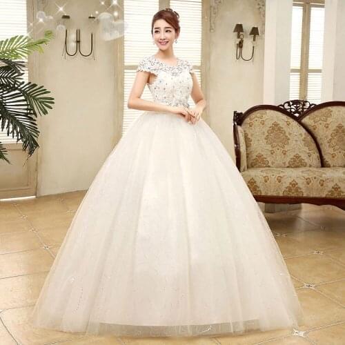 AIJINGYU Weding Dress Gowns Older Brides 2021 Indian Uk Austria Quality Muslim Princess Style Gown Wedding Dresses For Sale