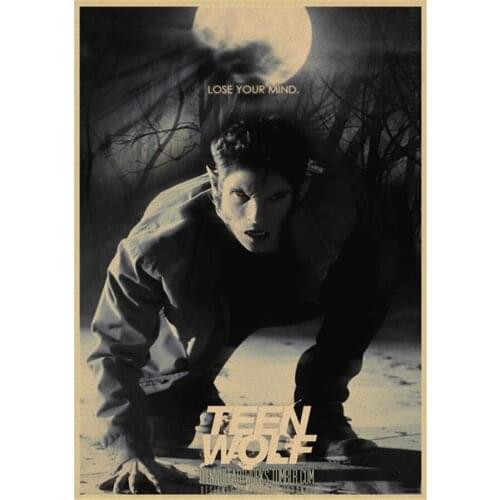 New Classic Movie Teen Wolf Poster 5D Diamond Painting Diy Full Square Round Diamond Embroidery Cross Stitch Home Decor Gift