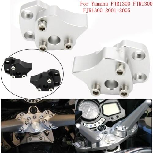 For Yamaha FJR1300 FJR 1300 2001 2002 2003 2004 2005 Motorcycle CNC Handlebar Risers Spacer Kit Handle Bar Riser Mount Clamps