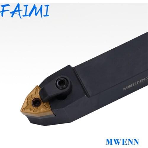 MWENN2020K08 Cylindrical Turning Tool CNC Lathe Tool Cutting Edge Angle 50 Degree External Turning Tool Holder