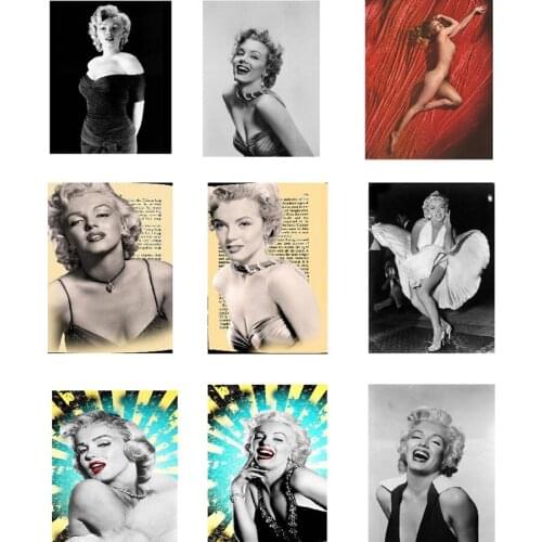 Monroe DIY Painting By Numbers Beautiful Lady HandPainted Oil Painting animal Drawing On Canvas Unique Gift Home Decoration