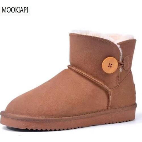 Australias latest high-quality snow boots, womens shoes, real leather, five colors, free delivery