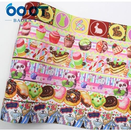 OOOT BAORJCT I-191211-2677,10yards 38mm,Cartoon Thermal transfer Printed grosgrain Ribbons,Wedding Party Decoration DIY Material