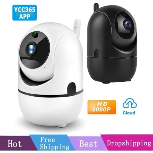Original ycc365 1080P Cloud HD IP Camera WiFi Auto Tracking Camera Baby Monitor Night Vision Security Home Surveillance Camera