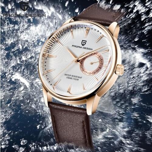 PAGANI DESIGN Mens Watches luxury quartz watch men Business leather wristwatch mens waterproof clock relogio masculino 2019