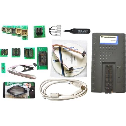 TNM5000 ISP EPROM Programmer+11pcs adapters includes TSOP48+test clip,modified millage tool,for NAND flash/EPROM/MCU/PLD/FPGA