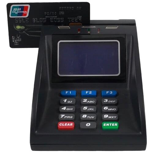ISO 14443 RS232/USB IC card magnetic strips reader E-Payment Pinpad(HCC890 )