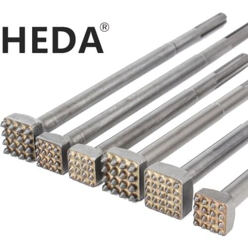 SDS MAX Shank 1PC Alloy Point Groove Gouge Flat Chisel Electric Hammer Drill Bits Stone Slab Bridge Wall Cement Pavement Chisel