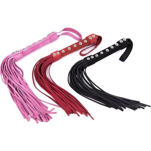 PU Leather Whips Sex Toys Pointer Couple Fun Whips Health Toys