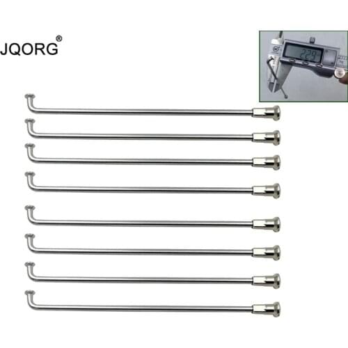 13 K Diameter 2.3 mm J-bend Spokes For Electric Bicycle 304 Stainless Steel Material Round Body E-bike Spokes For Hub motor
