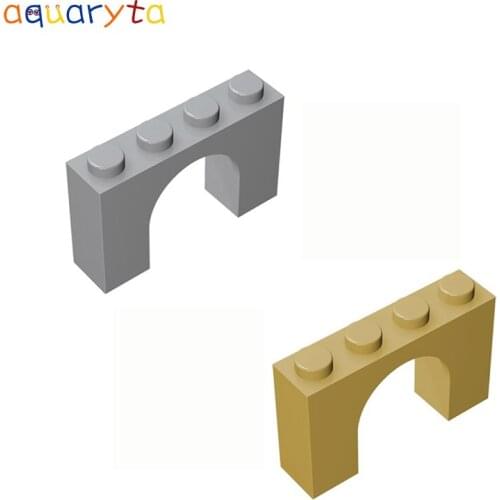 Aquaryta 20pcs Building Blocks Brick Arch 1x4x2 Bending Plates Compatible with 6182 DIY Educationa Assembles Toys for Teens