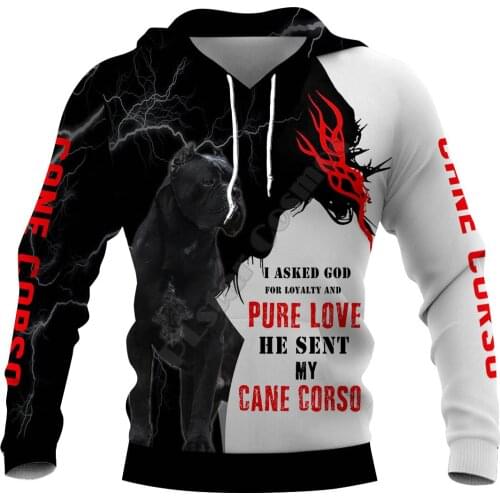 Cane Corso 3D Printed Hoodies Pullover Men For Women Funny Animal Sweatshirts Fashion Cosplay Apparel Sweater 02