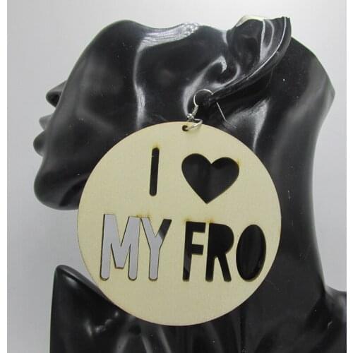 I love my Fro Wood Earrings can mixed colors