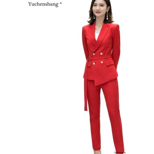YUCHENSHANG Women's Red Jackets