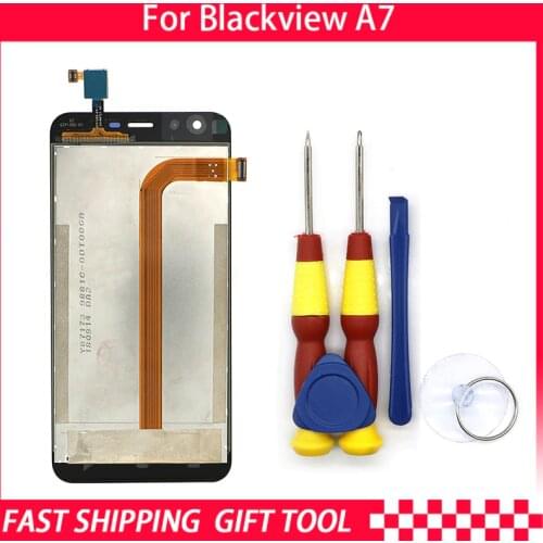 New Original Blackview A7 A7 Pro LCD Display + Touch Screen Assembly For Blackview A7+Tools+3M Adhesive
