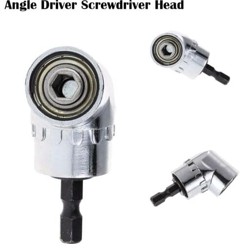 105 Degree 1/4 Adjustable Hex Bit Angle Driver Screwdriver Magnetic Bit Angle Extension Screw Driver Socket Holder Adapter