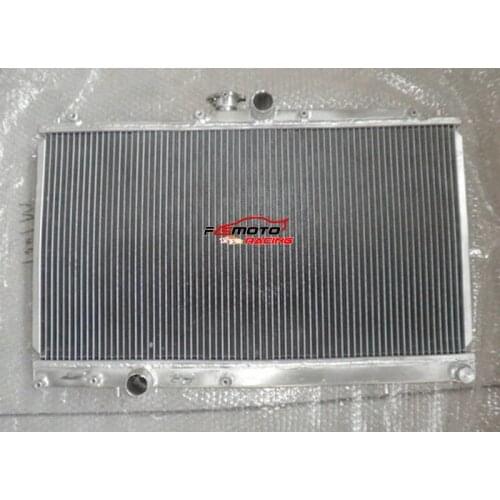2 Row Aluminum Alloy Radiator For Mitsubishi Lancer EVO 7/8/9 2001-2007 02 03 04 05 06 MT