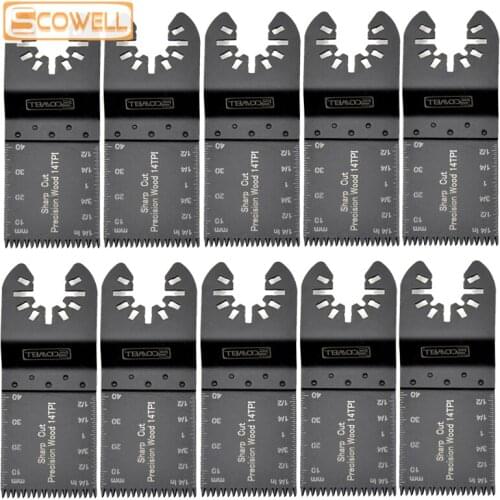 30% Off Japanese Teeth 14TPI Plunge Saw Blades Multitool Saw Blades For Fast Wood Cutting 10pcs/Box Oscillating Tools saw blade