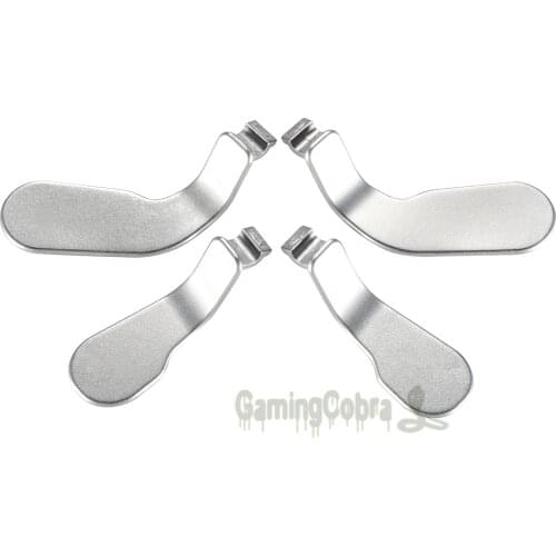 4 pcs Metal Stainless Steel Paddles Hair Trigger Locks Replacement Parts Kits for Xbox One Elite Controller - XOJ2011