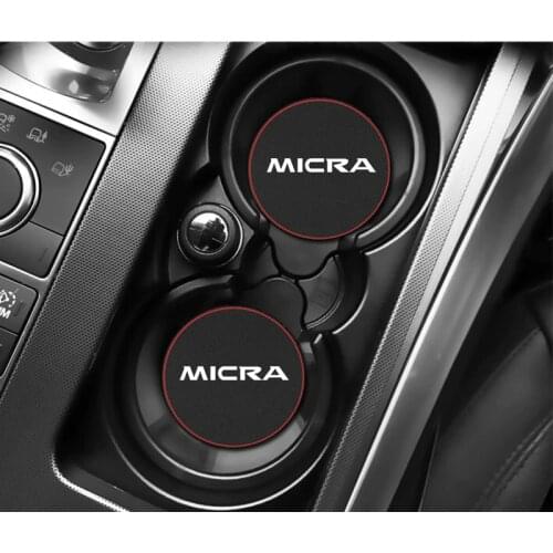 Car Vehicle Water Cup Bottle Holder Anti-slip Pad Mat for Nissan Micra K11 K12 K13 K14 Antislip Pads Auto Accessories