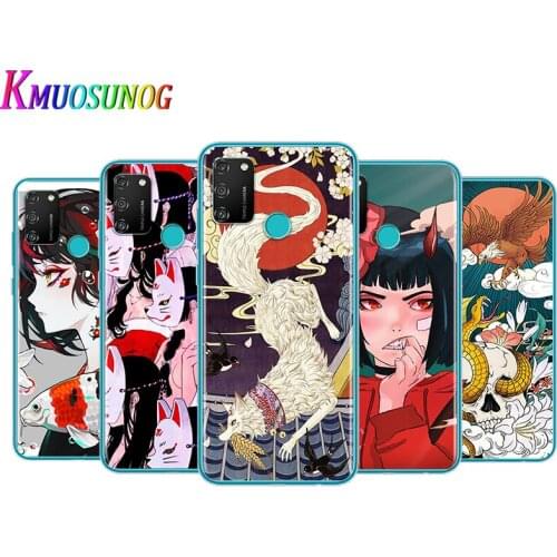 Transparent Cover Japanese Style Anime For Honor V30 View 20 V20 30i 30S 30 20S 20E 20i 20 Lite Pro Plus Phone Case