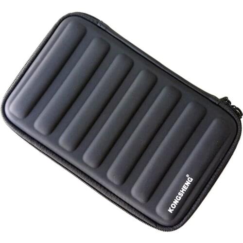 Kongsheng Harmonica Bag 10 Holes Diatonic Blues Harp Harmonica Case Mouth Organ Musical Instruments Key