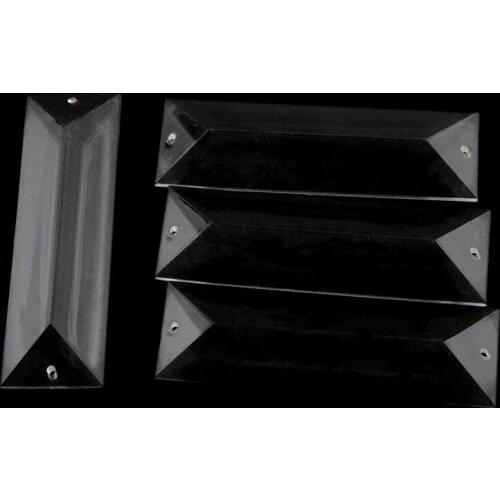 Clear Color Two Holes Acrylic Trimming Chandelier Parts 25*80mm 38pcs/Lot Feng Shui Decorative Chandelier Wedding