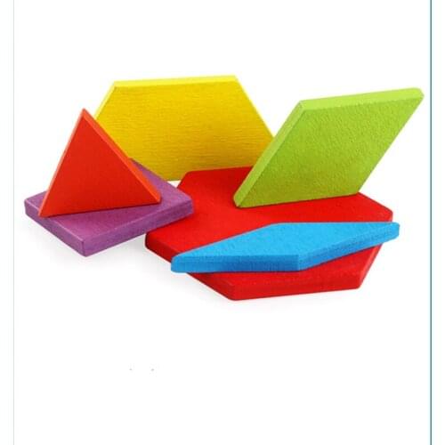 Childrens early education and intellectual puzzle hundred change geometric shape 155 piece creative shape puzzle