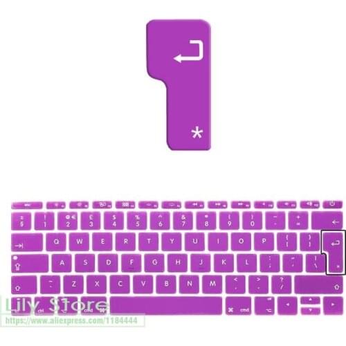 For 2017 Macbook Pro 13 (No Touch Bar) Keypad Silicone Keyboard Cover Protector For Macbook 12 Skin European Eu/Uk Euro English