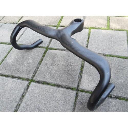 FLX-HB-010 : Carbon Matt Cycling Road bike Handlebar 420mm stem 90mm 100mm 1 1/8"